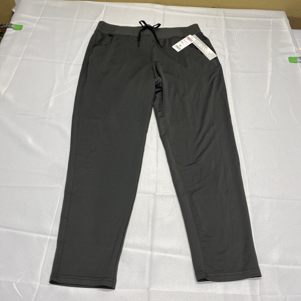 NWT 32 Degrees Cool Men's Active Pants Elastic Waistband Pockets Arol Green!SZ M